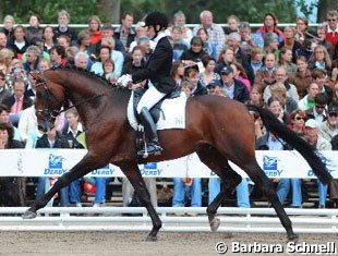 Eva Möller and Laetare at the 2008 Bundeschampionate :: Photo © Barbara Schnell