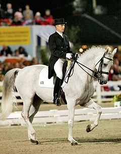 Lars Petersen and Succes at the CDI Devon :: Photo © Sue Stickle