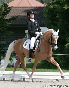 Sönke Rothenberger and Deinhard B at the 2008 European Pony Championships :: Photo © Astrid Appels