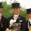 Sanneke Rothenberger wins Kur Gold at the 2008 European Junior Riders Championships