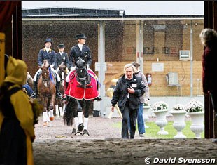 Edward Gal and Totilas heading towards the prize giving ceremony