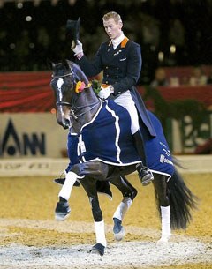 Diederik van Silfhout and Ruby (by Gribaldi) win the 2008 Young Riders World Cup Final in Frankfurt