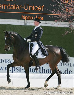 Matthias Rath on Sterntaler Unicef at their show debut at the 2008 CDI Hagen