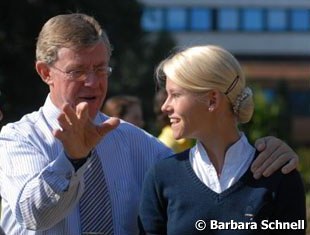 Master of ceremonies Stan Nat and Annabel Frenzen