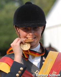 Sanneke Rothenberger wins her second gold medal at the 2008 German Championships