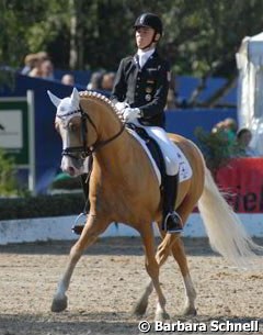 Sönke Rothenberger and Deinhard B win silver at the 2008 German Pony Championships