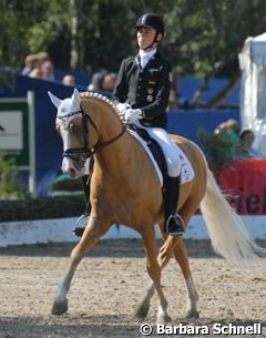 Sönke Rothenberger and Deinhard B win silver at the 2008 German Pony Championships