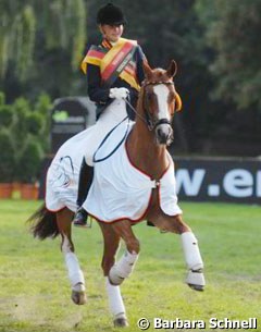 Sanneke Rothenberger and Konrad won the 2008 German Pony Championships