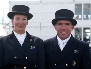 South Africans Andrea Harrison and Jaco Fourie