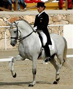 Juan Manuel Munoz Diaz and Fuego, 2008 Spanish Dressage Champions