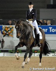 Kathleen Keller and Florestan won the "Preis der Zukunft", a young riders competition held annually in Munster