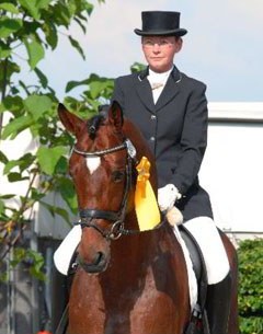Ramona Strucken and Pricolino at the 2008 BuCha qualifier in Neuss Grefrath :: Photo © Barbara Schnell