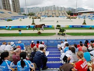 The vet inspection at the 2008 Olympic Games