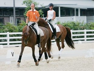 Nadine being schooled at the 2008 Olympics in Hong Kong
