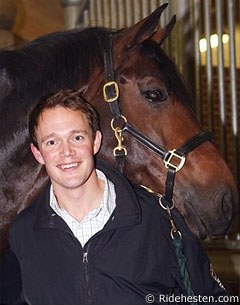 Sune Hansen and Blue Hors Romanov :: Photo © Ridehesten.com