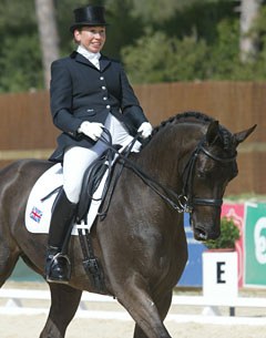 Johanne Dykes and Florestamber at the 2008 Sunshine Tour CDI