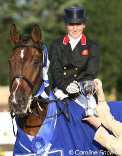 Maria Eilberg and Two Sox win the 2008 British Championships :: Photo © Caroline Finch