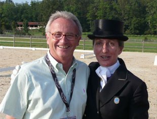 Jurgen Koschel and Swiss number one Grand Prix rider Silvia Ikle