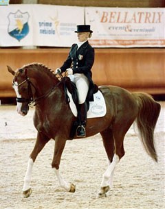 Anna Paprocka-Campanella on Prego at the 2008 Italian Freestyle Championships