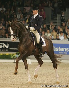 Jan Brink on Bjorsells Briar at the 2008 World Cup Finals :: Photo © Astrid Appels