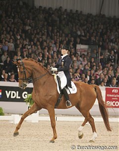 Isabell Werth and Warum Nicht at the 2008 World Cup Finals :: Photo © Astrid Appels