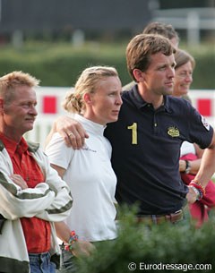 Danish Dorthe Sjobeck Hoeck and partner watching the class.