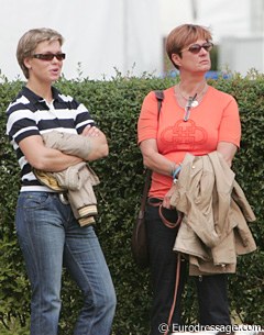 Kira Wulferding and Sissy Max-Theurer at the 2008 World Young Horse Championships :: Photo © Astrid Appels