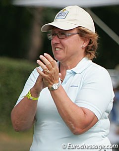 Ann Westling at the 2008 World Young Horse Championships in Verden :: Photo © Astrid Appels