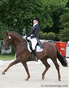 Alexandria Barr and Don Perry at the 2008 CDI Weert :: Photo © Astrid Appels