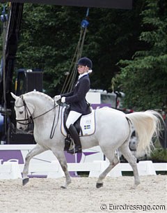 Norwegian Michaela Frisk on the 19-year old Hagens Qumulus.