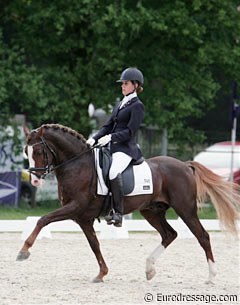 Lotte Jansen on Oosteinds Rocco :: Photo © Astrid Appels