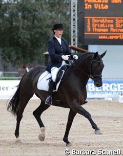 Luxembourg based Pascale Sax placed second aboard the Trakehner mare In Vita (Buddenbrock x Kennedy)