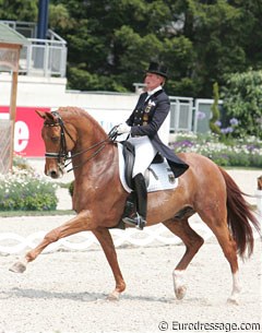 Heike Kemmer and Bonaparte at the 2009 CDIO Aachen :: Photo © Astrid Appels