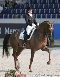 Tinne Vilhelmson and Favourit (by Fidermark x Worldchamp) at the 2009 CDIO Aachen :: Photo © Astrid Appels