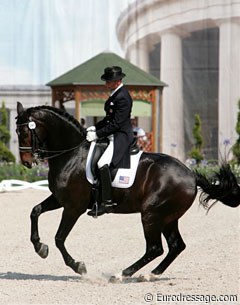 Peters and Ravel in the Grand Prix at the 2009 CDIO Aachen