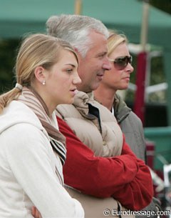 Ton de Ridder watching the rides at the 2009 CDI-PJYR Bonn :: Photo © Astrid Appels