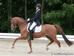 Two Dutch riders were in Bonn. This is Bo Kragtwijk on Lasco...