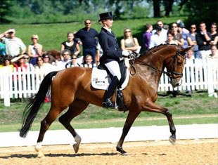 Jessica Werndl on Landliebe (by Londonderry x Lehnsherr x Graf Dagobert)