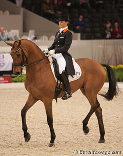 Leida Collins-Strijk, who is former Dutch EC team bronze medallist, with On Top