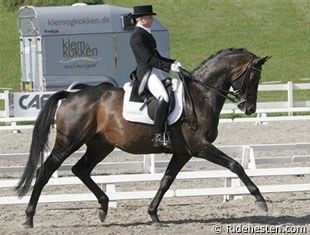 Thit Vestergaard on Blue Hors Hertug :: Photo © Ridehesten.com