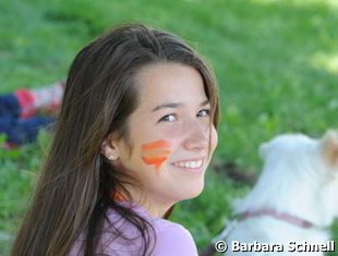 Morgan Barbancon's sister Alexandra rooting for her.