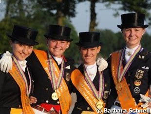 German Golden Juniors: Maria Charlott Schürmann, Nicola Krause, Louisa Lüttgen, Sanneke Rothenberger