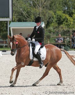 Sofie Hougaard on Dornick Son: Ninth with 69.75%