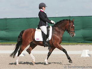 Holly Woodhead and Languard (by Lancer). Best British combination: 13th - 66.500%