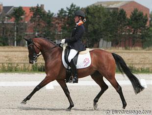 Dana van Lierop and Equestricons Lord Champion at the 2009 European Pony Championships :: Photo © Astrid Appels