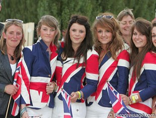 The British team looking great in their outfits!