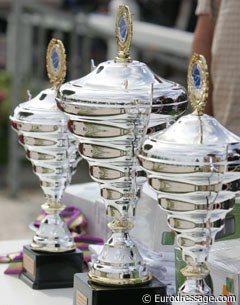 The official team trophies