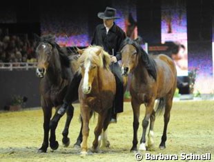 Honza Bláha's horsemanship act is very charming