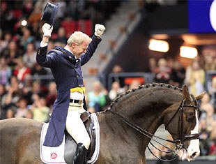 Jan Brink and Briar at their last show of their competition career as a combination