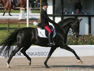 Susanna Bordone and Dark Surprise at the 2009 CDI Hagen :: Photo © Astrid Appels